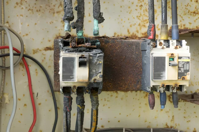 Burn Marks Near an AC Contactor and What They Mean